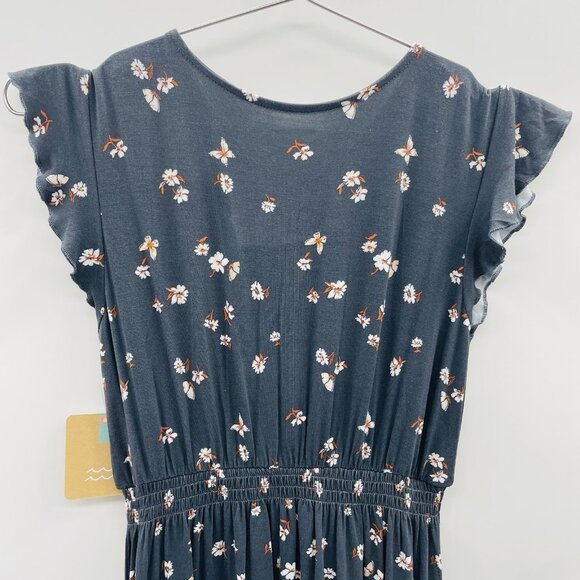 Stitch Fix Bixby Nomad Youth Girls Medium 8-10 Etta Ruffle Detail Maxi Dress - Picture 4 of 8